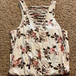 flowery mini dress